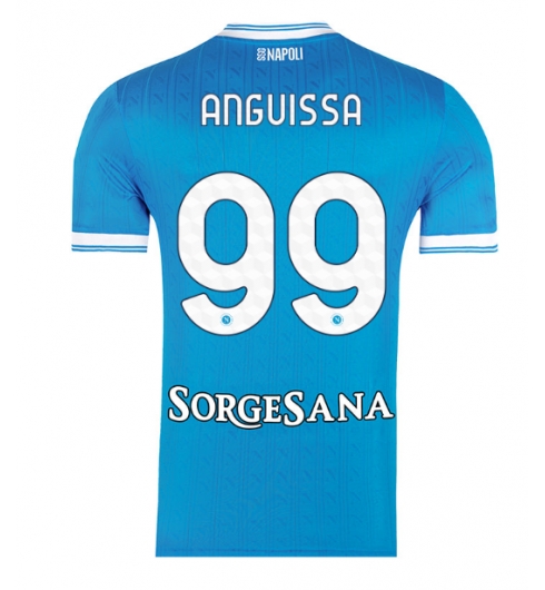 SSC Napoli Frank Anguissa #99 Heimtrikot 2025-26 Kurzarm SSC Napoli Frank Anguissa #99 Heimtrikot 2025-26 Kurzarm