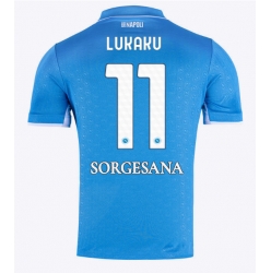SSC Napoli Romelu Lukaku #11 Heimtrikot 2024-25 Kurzarm