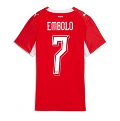 Schweiz Breel Embolo #7 Heimtrikot Frauen WM 2026 Kurzarm