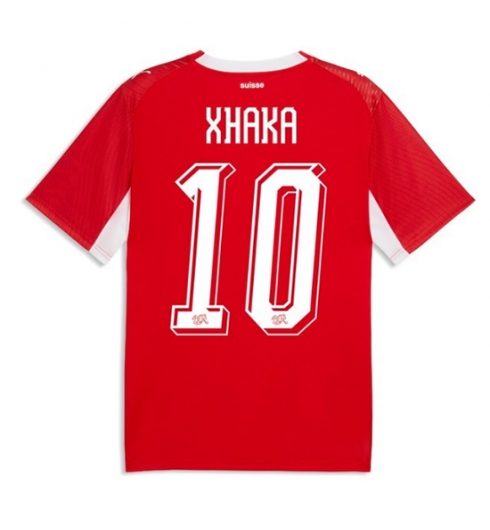 Schweiz Granit Xhaka #10 Heimtrikot WM 2026 Kurzarm Schweiz Granit Xhaka #10 Heimtrikot WM 2026 Kurzarm