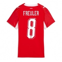 Schweiz Remo Freuler #8 Heimtrikot Frauen WM 2026 Kurzarm