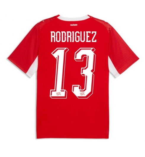 Schweiz Ricardo Rodriguez #13 Heimtrikot WM 2026 Kurzarm Schweiz Ricardo Rodriguez #13 Heimtrikot WM 2026 Kurzarm