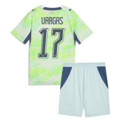 Schweiz Ruben Vargas #17 Auswärtstrikot Kinder WM 2026 Kurzarm (+ kurze hosen)