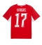 Schweiz Ruben Vargas #17 Heimtrikot WM 2026 Kurzarm Schweiz Ruben Vargas #17 Heimtrikot WM 2026 Kurzarm
