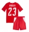 Schweiz Zeki Amdouni #23 Heimtrikot Kinder WM 2026 Kurzarm (+ kurze hosen)
