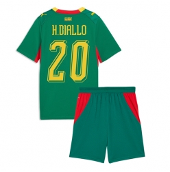 Senegal Habib Diallo #20 Auswärtstrikot Kinder WM 2026 Kurzarm (+ kurze hosen)