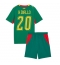 Senegal Habib Diallo #20 Auswärtstrikot Kinder WM 2026 Kurzarm (+ kurze hosen)