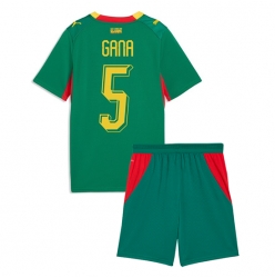 Senegal Idrissa Gueye #5 Auswärtstrikot Kinder WM 2026 Kurzarm (+ kurze hosen)