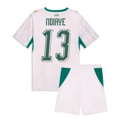 Senegal Iliman Ndiaye #13 Heimtrikot Kinder WM 2026 Kurzarm (+ kurze hosen)