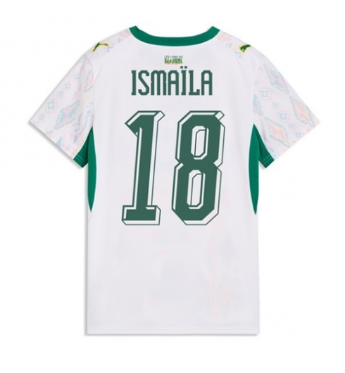 Senegal Ismaila Sarr #18 Heimtrikot Frauen WM 2026 Kurzarm Senegal Ismaila Sarr #18 Heimtrikot Frauen WM 2026 Kurzarm