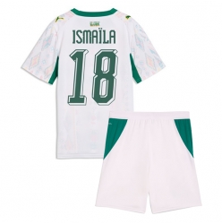 Senegal Ismaila Sarr #18 Heimtrikot Kinder WM 2026 Kurzarm (+ kurze hosen)