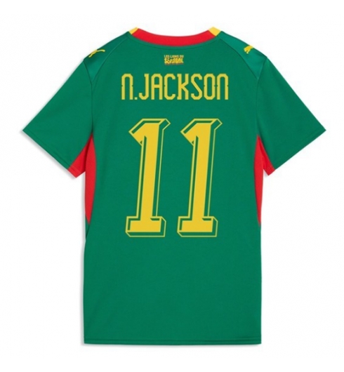 Senegal Nicolas Jackson #11 Auswärtstrikot Frauen WM 2026 Kurzarm Senegal Nicolas Jackson #11 Auswärtstrikot Frauen WM 2026 Kurzarm