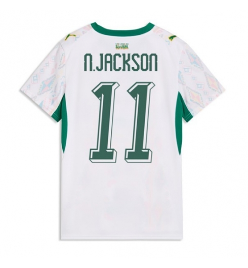Senegal Nicolas Jackson #11 Heimtrikot Frauen WM 2026 Kurzarm Senegal Nicolas Jackson #11 Heimtrikot Frauen WM 2026 Kurzarm