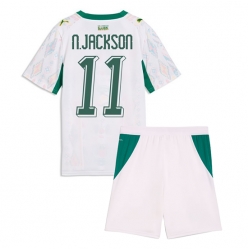 Senegal Nicolas Jackson #11 Heimtrikot Kinder WM 2026 Kurzarm (+ kurze hosen)