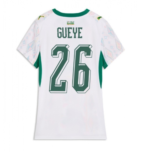 Senegal Pape Gueye #26 Heimtrikot Frauen WM 2026 Kurzarm Senegal Pape Gueye #26 Heimtrikot Frauen WM 2026 Kurzarm