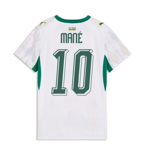 Senegal Sadio Mane #10 Heimtrikot Frauen WM 2026 Kurzarm Senegal Sadio Mane #10 Heimtrikot Frauen WM 2026 Kurzarm