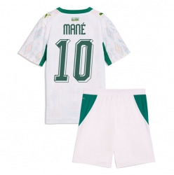 Senegal Sadio Mane #10 Heimtrikot Kinder WM 2026 Kurzarm (+ kurze hosen)