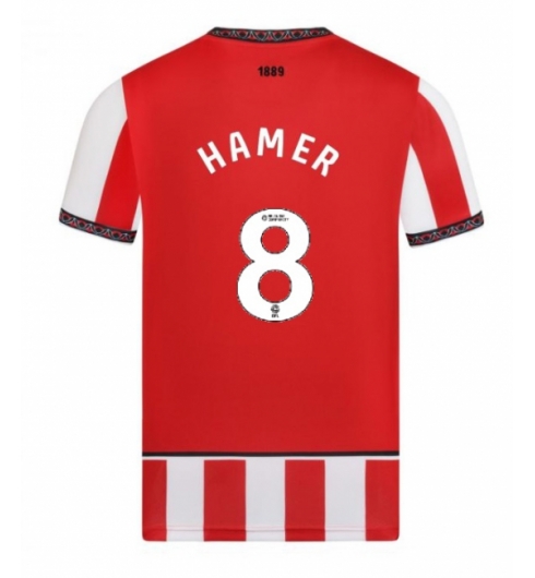 Sheffield United Gustavo Hamer #8 Heimtrikot 2025-26 Kurzarm Sheffield United Gustavo Hamer #8 Heimtrikot 2025-26 Kurzarm