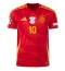 Spanien Dani Olmo #10 Heimtrikot EM 2024 Kurzarm