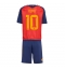 Spanien Dani Olmo #10 Heimtrikot Kinder WM 2026 Kurzarm (+ kurze hosen)