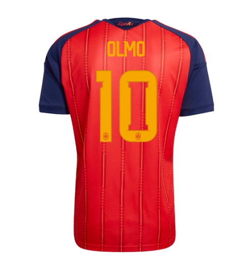 Spanien Dani Olmo #10 Heimtrikot WM 2026 Kurzarm Spanien Dani Olmo #10 Heimtrikot WM 2026 Kurzarm