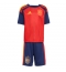 Spanien Heimtrikot Kinder WM 2026 Kurzarm (+ kurze hosen)