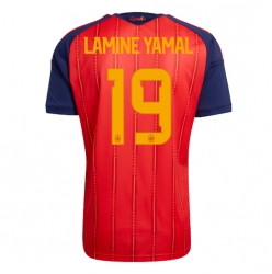 Spanien Lamine Yamal #19 Heimtrikot WM 2026 Kurzarm