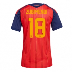 Spanien Martin Zubimendi #18 Heimtrikot Frauen WM 2026 Kurzarm