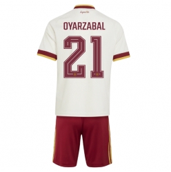 Spanien Mikel Oyarzabal #21 Auswärtstrikot Kinder WM 2026 Kurzarm (+ kurze hosen)