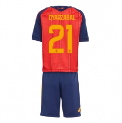 Spanien Mikel Oyarzabal #21 Heimtrikot Kinder WM 2026 Kurzarm (+ kurze hosen)