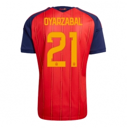 Spanien Mikel Oyarzabal #21 Heimtrikot WM 2026 Kurzarm