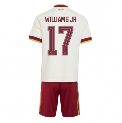 Spanien Nico Williams #17 Auswärtstrikot Kinder WM 2026 Kurzarm (+ kurze hosen)