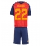 Spanien Pau Cubarsi #22 Heimtrikot Kinder WM 2026 Kurzarm (+ kurze hosen)