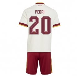 Spanien Pedri Gonzalez #20 Auswärtstrikot Kinder WM 2026 Kurzarm (+ kurze hosen)