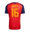 Spanien Rodri Hernandez #16 Heimtrikot WM 2026 Kurzarm Spanien Rodri Hernandez #16 Heimtrikot WM 2026 Kurzarm