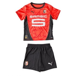 Stade Rennais Heimtrikot Kinder 2024-25 Kurzarm (+ kurze hosen)