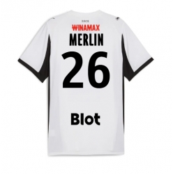 Stade Rennais Quentin Merlin #26 Auswärtstrikot 2025-26 Kurzarm
