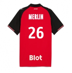 Stade Rennais Quentin Merlin #26 Heimtrikot 2025-26 Kurzarm