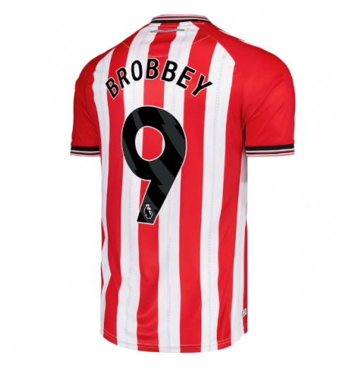 Sunderland Brian Brobbey #9 Heimtrikot 2025-26 Kurzarm Sunderland Brian Brobbey #9 Heimtrikot 2025-26 Kurzarm