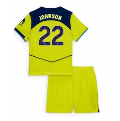 Tottenham Hotspur Brennan Johnson #22 3rd trikot Kinder 2025-26 Kurzarm (+ kurze hosen)