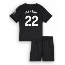 Tottenham Hotspur Brennan Johnson #22 Auswärtstrikot Kinder 2025-26 Kurzarm (+ kurze hosen)