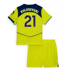 Tottenham Hotspur Dejan Kulusevski #21 3rd trikot Kinder 2025-26 Kurzarm (+ kurze hosen)