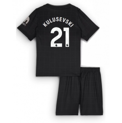 Tottenham Hotspur Dejan Kulusevski #21 Auswärtstrikot Kinder 2025-26 Kurzarm (+ kurze hosen)