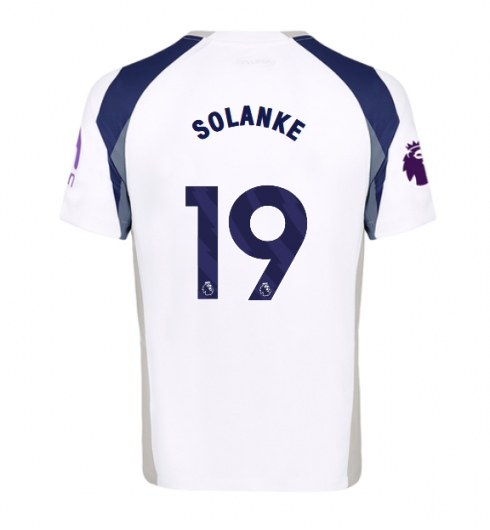 Tottenham Hotspur Dominic Solanke #19 Heimtrikot 2025-26 Kurzarm Tottenham Hotspur Dominic Solanke #19 Heimtrikot 2025-26 Kurzarm