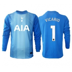 Tottenham Hotspur Guglielmo Vicario #1 Torwart Auswärtstrikot 2025-26 Langarm