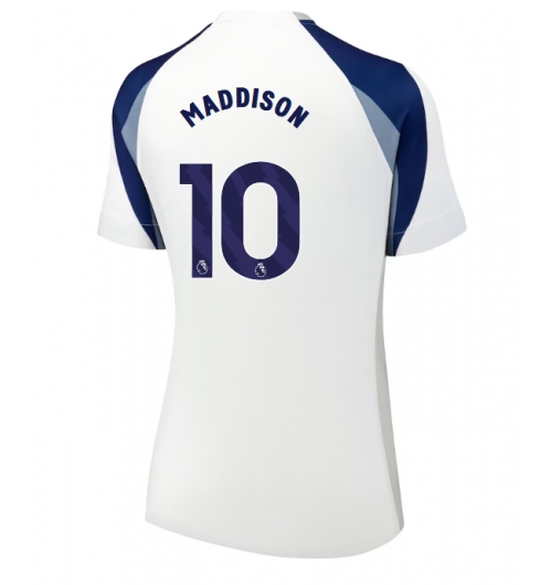 Tottenham Hotspur James Maddison #10 Heimtrikot Frauen 2025-26 Kurzarm Tottenham Hotspur James Maddison #10 Heimtrikot Frauen 2025-26 Kurzarm