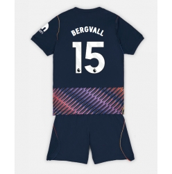 Tottenham Hotspur Lucas Bergvall #15 Auswärtstrikot Kinder 2026-27 Kurzarm (+ kurze hosen)