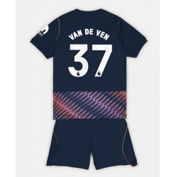 Tottenham Hotspur Micky van de Ven #37 Auswärtstrikot Kinder 2026-27 Kurzarm (+ kurze hosen)