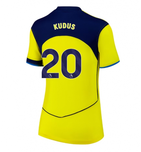 Tottenham Hotspur Mohammed Kudus #20 3rd trikot Frauen 2025-26 Kurzarm Tottenham Hotspur Mohammed Kudus #20 3rd trikot Frauen 2025-26 Kurzarm