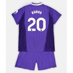 Tottenham Hotspur Mohammed Kudus #20 3rd trikot Kinder 2026-27 Kurzarm (+ kurze hosen)